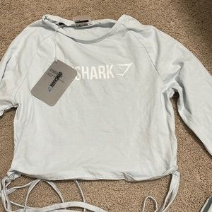 Gymshark long sleeve rib ion crop top